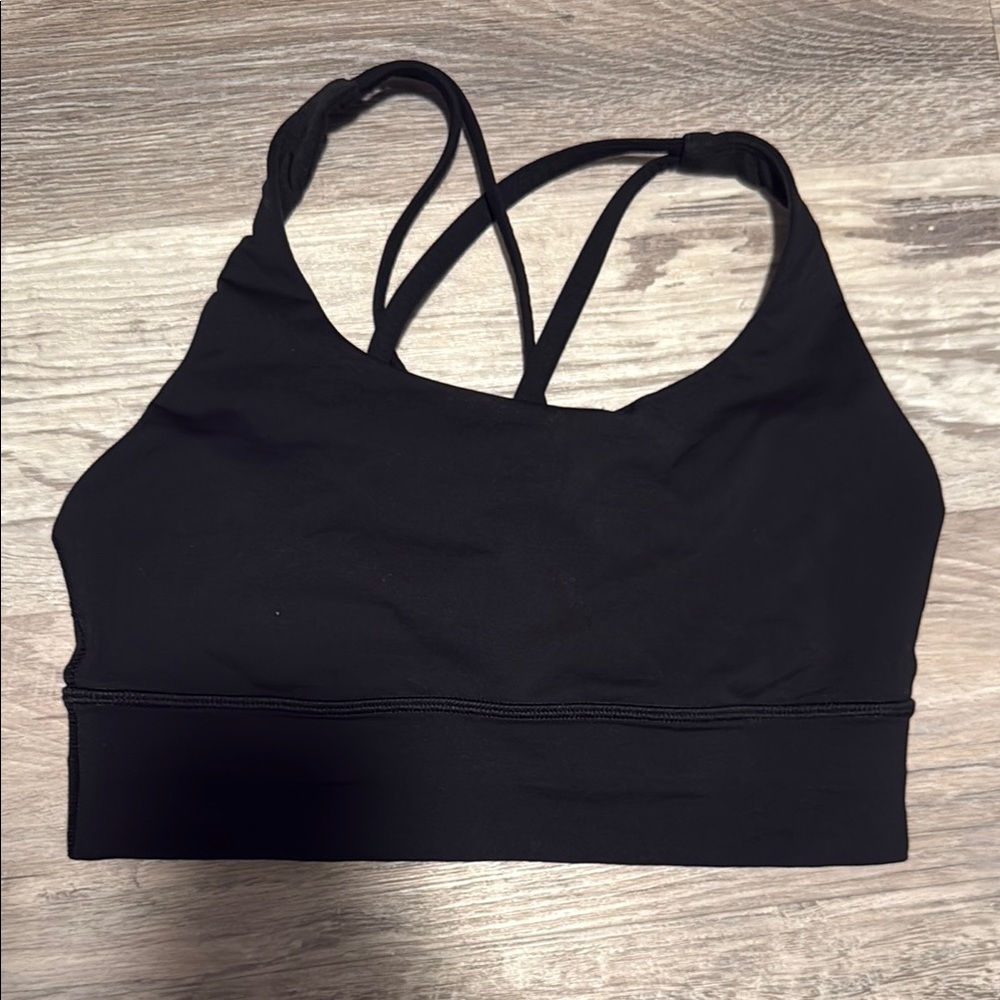 Lululemon Black Criss-Cross Sports Bra